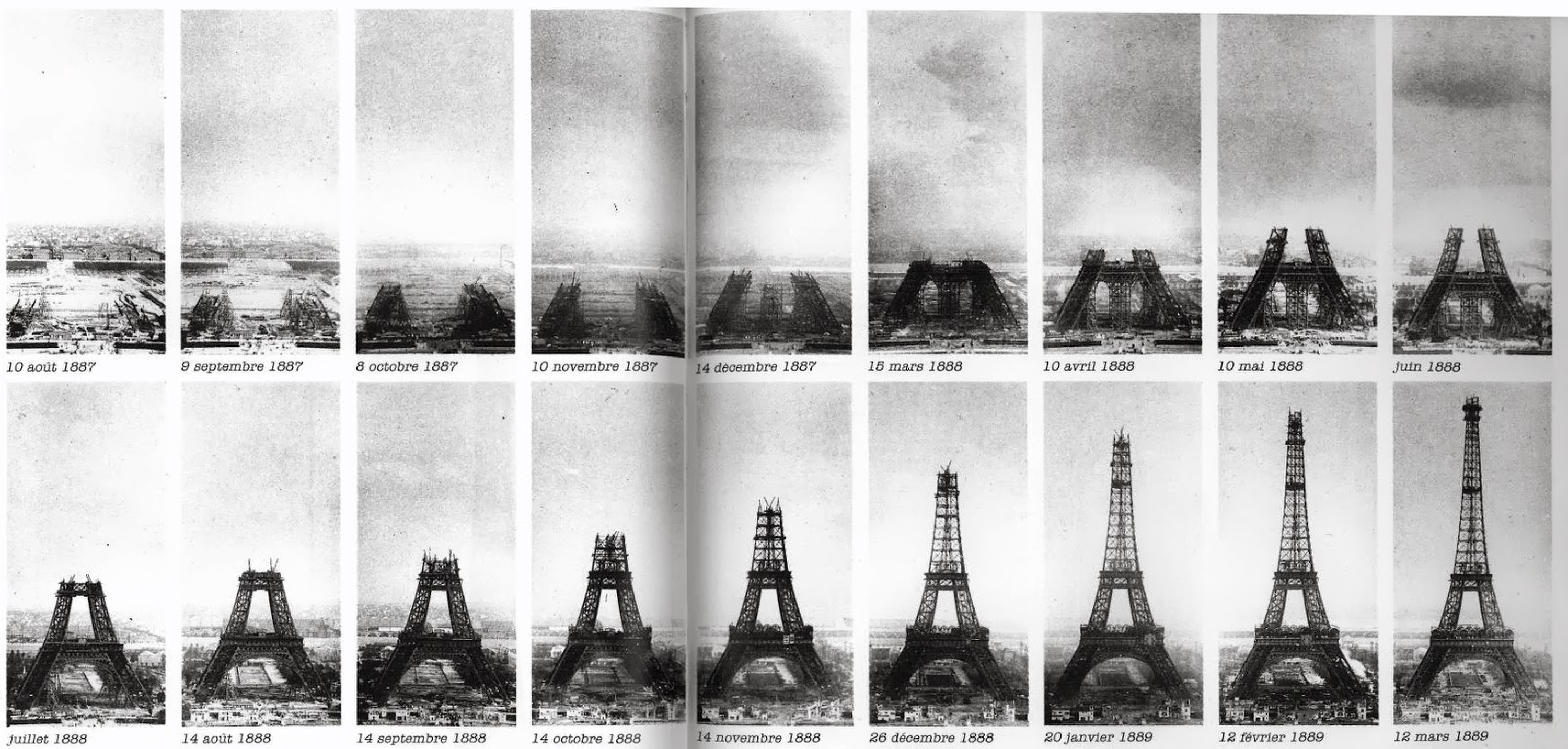 The rise of the Eiffel Tower, 1887–1889 - Big Think
