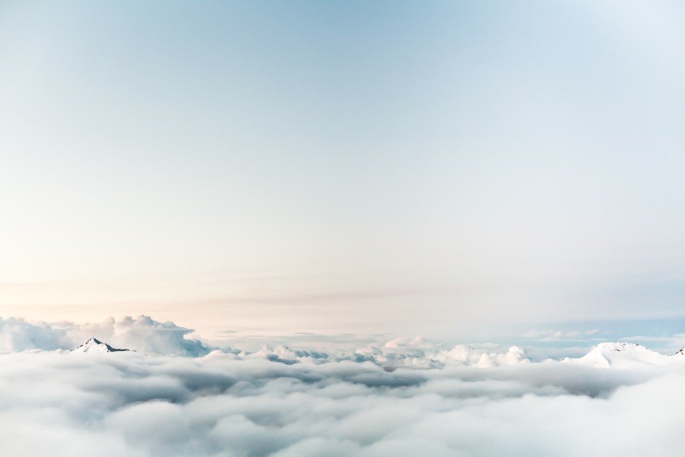 Public Domain Images – Clouds Sky Mountain Blue