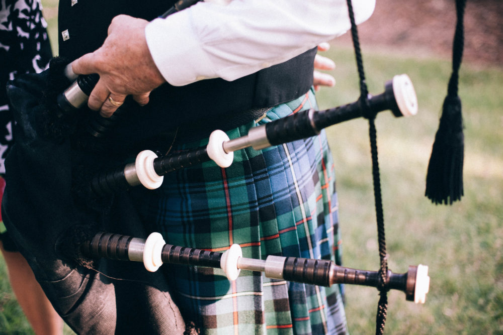 Free Stock Photos – Irish Bagpipe Kilt Plaid Black Green