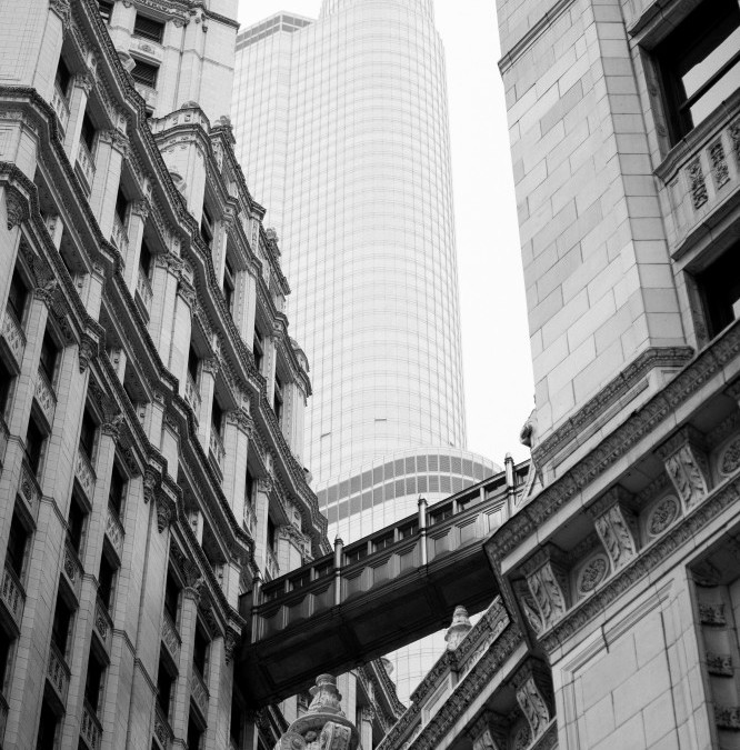 Public Domain Images – Old .vs New Skyscrapers Chicago Trump Tower