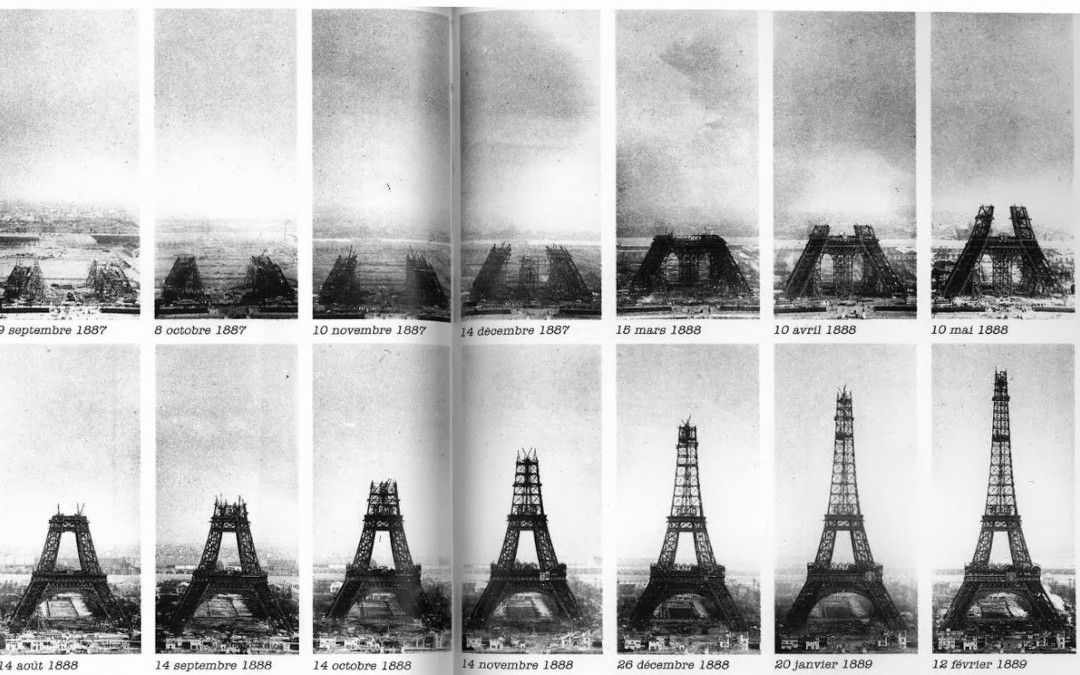 Public Domain Images – Eiffel Tower Construction from 1889 World’s Fair